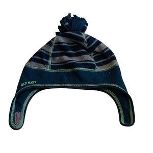 10/$25🦋 Old Navy Blue & Gray Aviator Hat